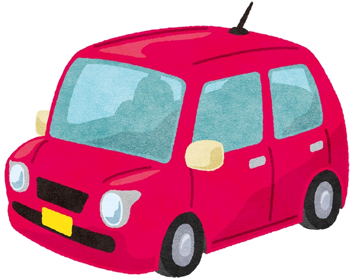 軽自動車のフリーイラスト 咲くっとイラスト さくっといらすと