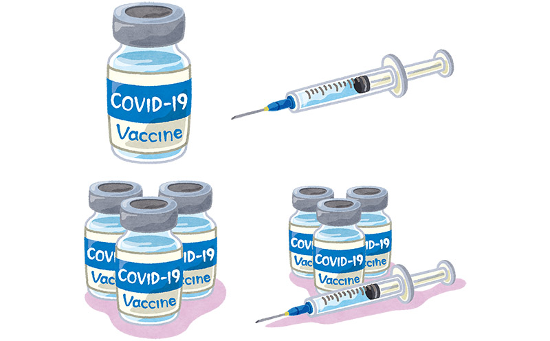 ワクチン 新型コロナ 予防接種 注射 4種 の無料フリーイラスト 咲くっとイラスト さくっといらすと